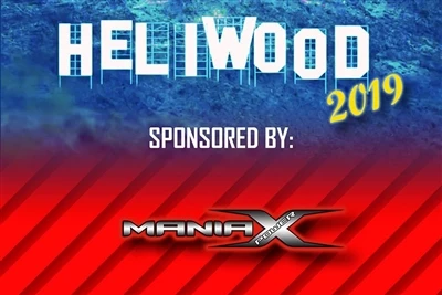 ManiaX kaip pagrindinis Vengrijos 2019 m. Heliwood RC Helis renginio rėmėjas;...