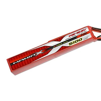 14S-51.8V 5100mAh 70C Stick Lipo baterija